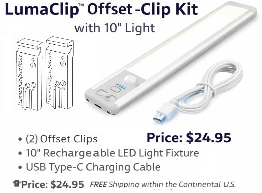 LumaClip Offset Clip Kit with Light